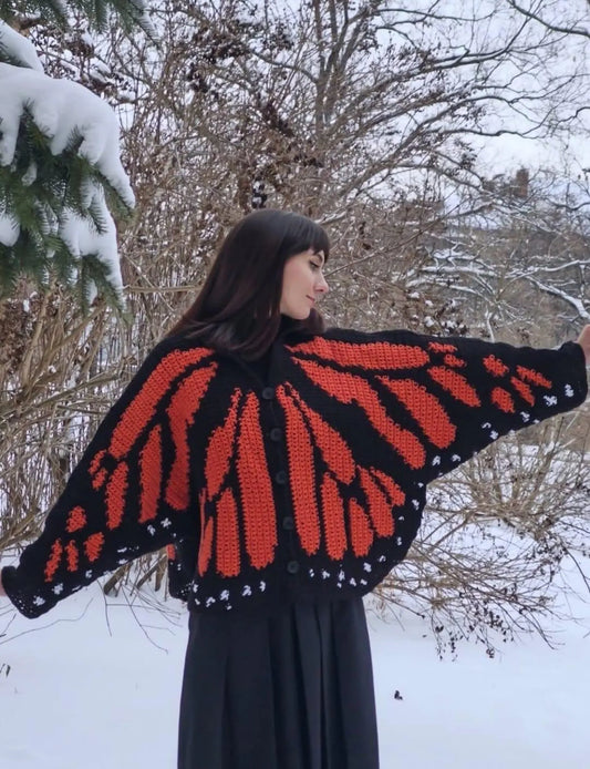 CozyFlutter™Handmade Butterfly Cardigan